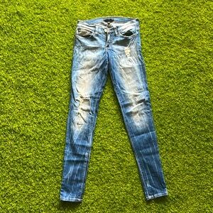 Low rise skinny flying monkey
